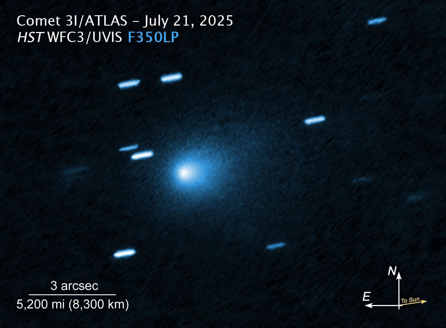 The researchers found that the comet is losing about 40 kilograms of water per second, possibly due to solar radiation. (Photo: NASA)