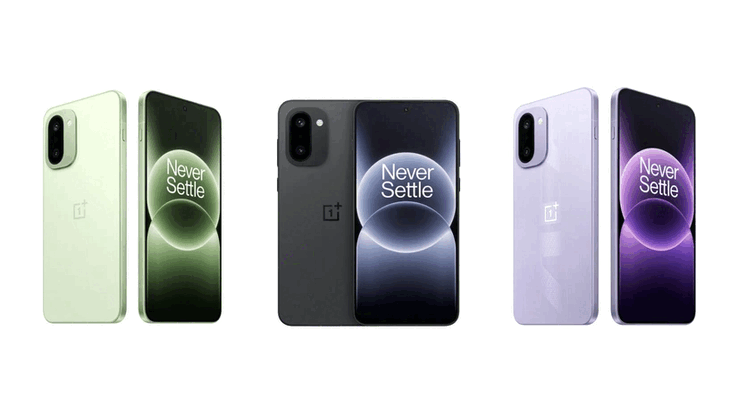 The OnePlus Ace 6T comes in Black, Green and Purple color combinations (Image Source: OnePlus)