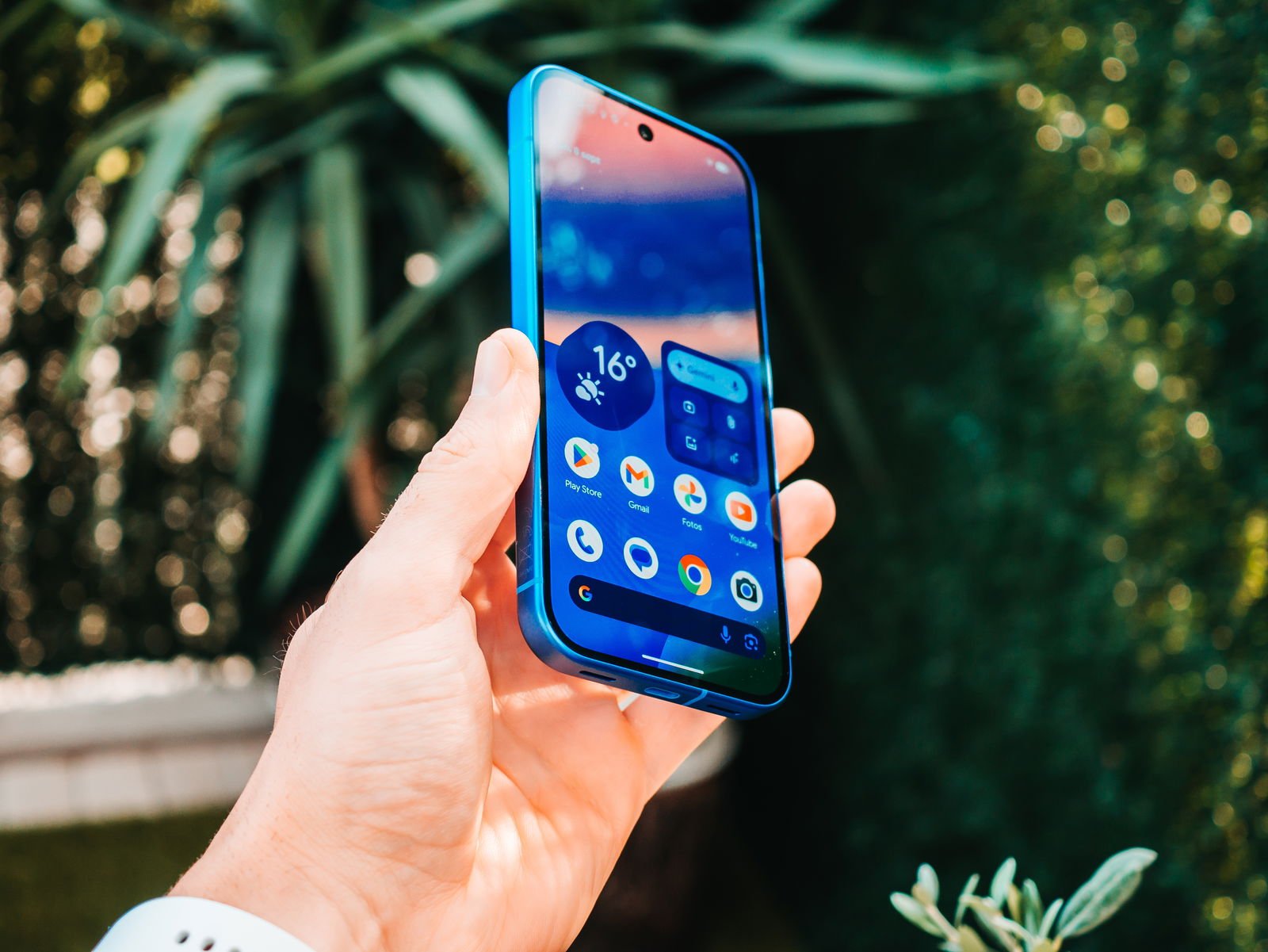 The side of the Pixel 10
