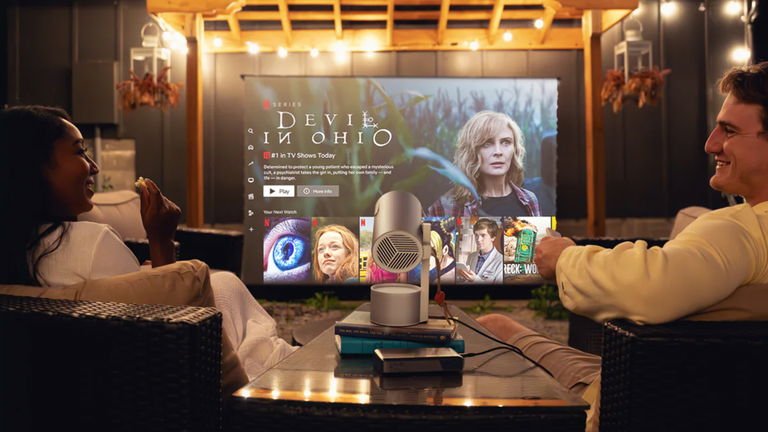 120 inches, Full HD and built-in Google TV: this projector can turn your home into a real cinema