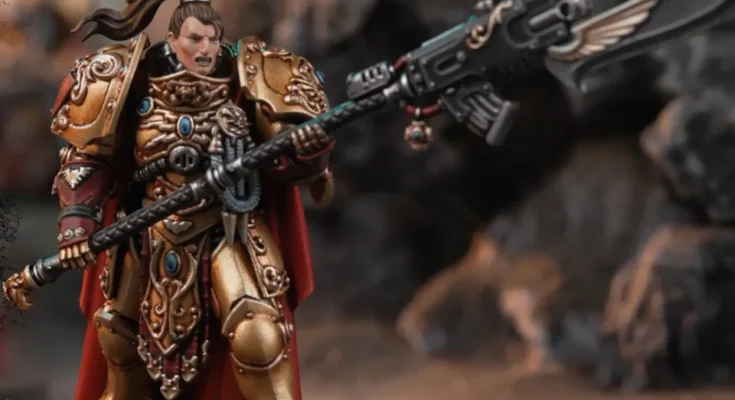 Games Workshop makes history by unveiling the first female Adeptus Custodes models for Warhammer 40K and Horus Heresy, featuring unhelmeted female heads available later this year