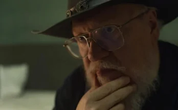 George R.R. Martin discussing the writing progress of The Winds of Winter and the premiere of A Knight of the Seven Kingdoms